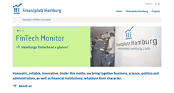 Desktop Screenshot of finanzplatz-hamburg.com